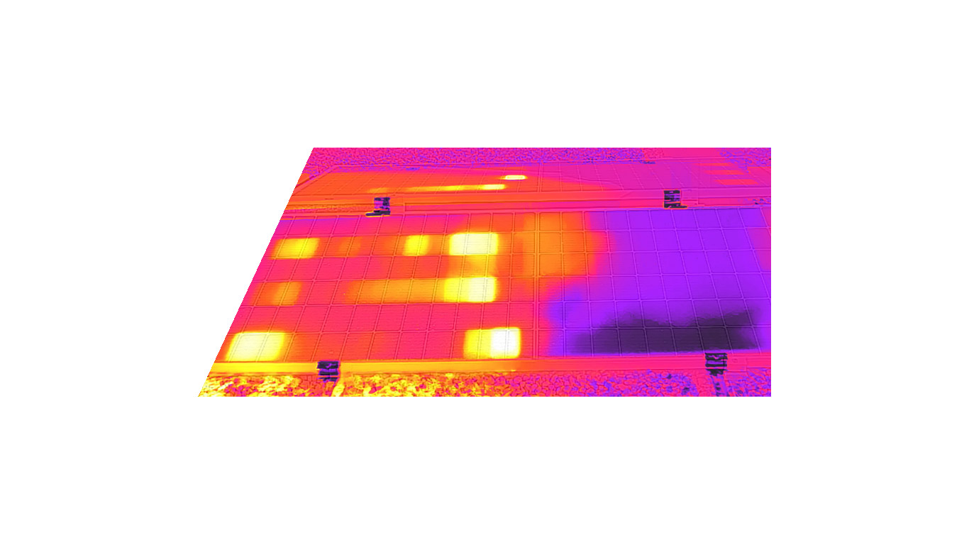 Termoviziune panouri fotovoltaice