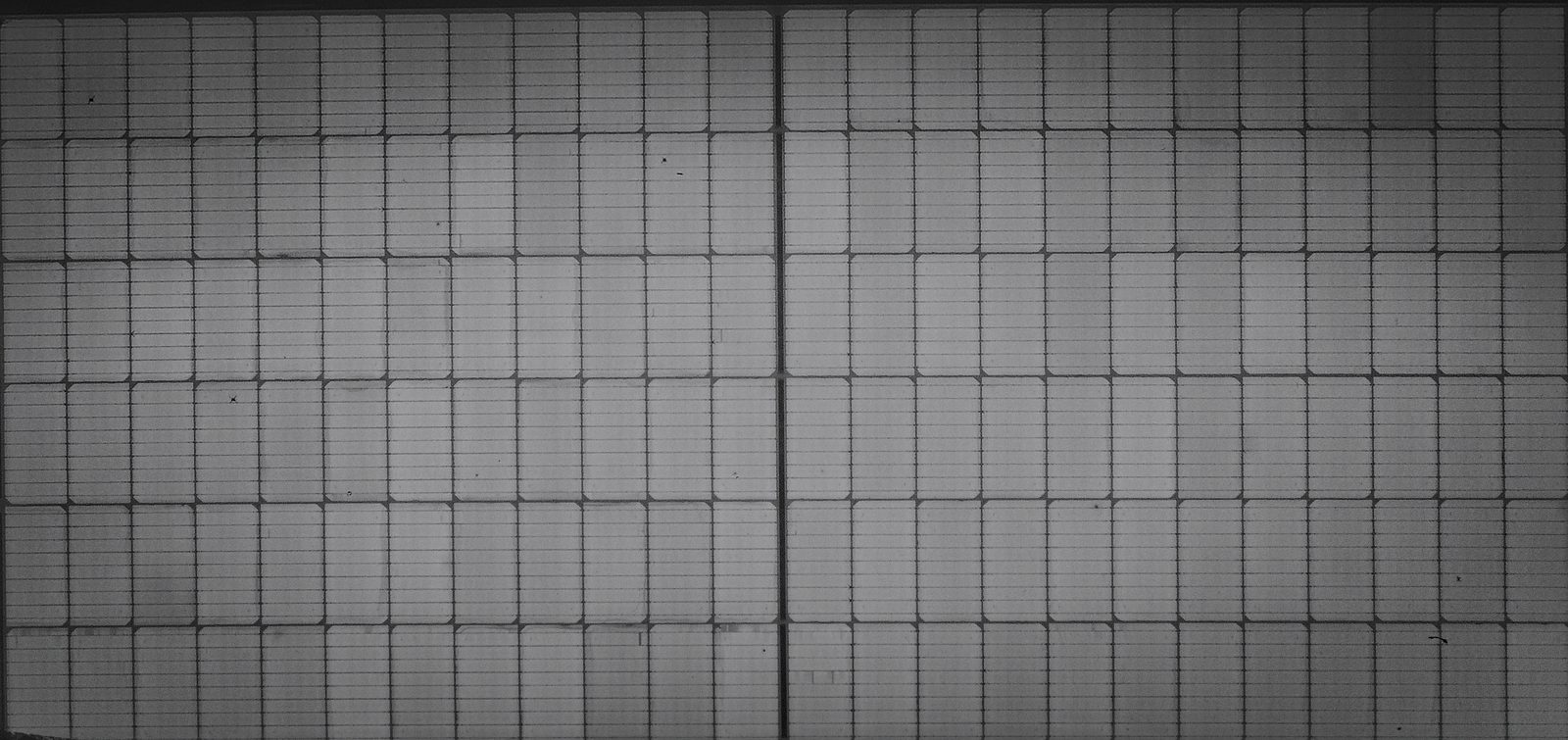 Testare EL panou fotovoltaic - diagnostic electroluminiscență